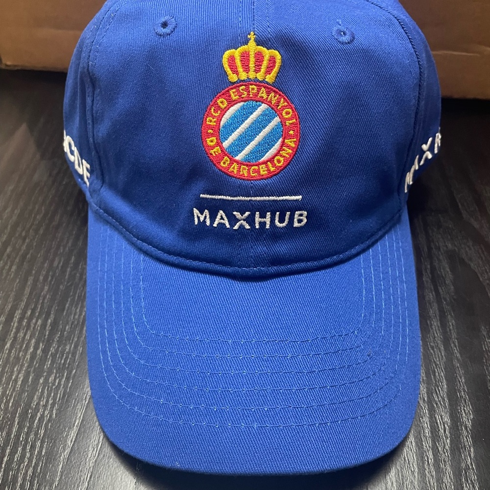 Real Madrid FC Royal Blue Club Crest Adjustable Hat Officially Licensed New